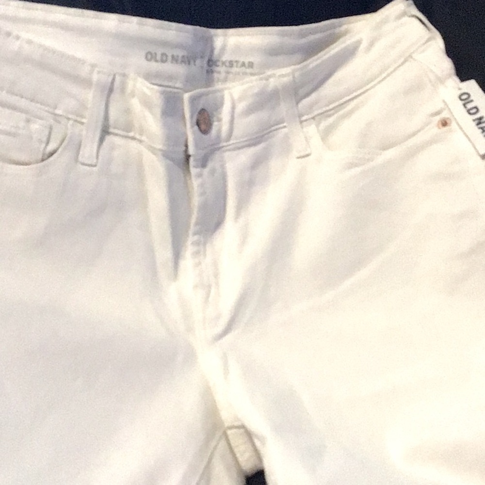 Old Navy Rock Star skinnys White